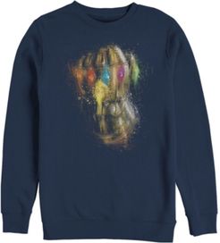 Avengers Endgame Painted Thanos Gauntlet, Crewneck Fleece