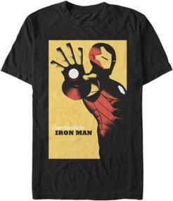 Iron Man Invincible Poster, Short Sleeve T-shirt