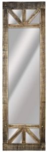 American Art Decor Rustic Wood Full Length Mirror