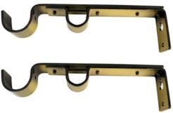 Home Fashions Double Wall Brackets for Front and Back
