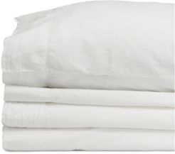 Jennifer Adams Relaxed Cotton Percale Twin Sheet Set Bedding