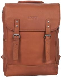 Colombian Leather Rfid Flapover 14.1" Laptop Backpack