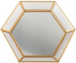 Geometric Edge Mirrored Tray Wedding Guestbook Alternative