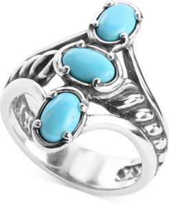 Turquoise Statement Ring in Sterling Silver