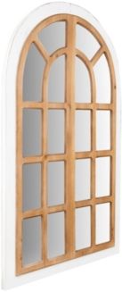 Creative Co-op 46" Wood Metal Wall Mirror