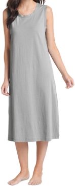 Sleeveless Long Cotton Sleeveless Nightgown