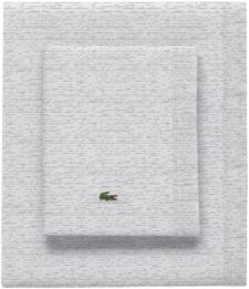 Lacoste Textured Dashes Full Sheet Set Bedding