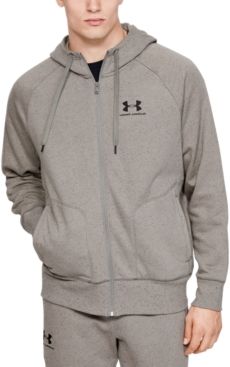 Speckled Fleece Full Zip Hoodie