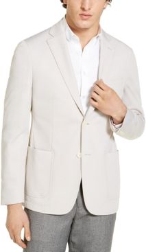 Mens Slim-Fit Knit Sport Coat