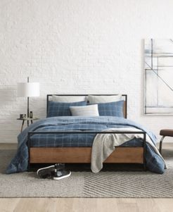 New York Holden Grid Twin Comforter Set Bedding