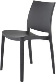 Sensilla Stackable Patio Dining Chair, Set of 4