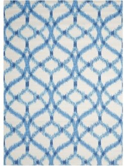 Shady Brights SHA05 Ocean 5'3" x 5'3" Square Area Rug