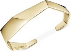 Angled Cuff Bracelet in Gold-Tone