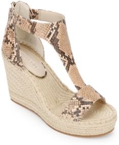 Olivia T Strap Wedges Women's Shoes