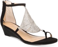 Tysson Jewel Wedge Sandals, Created for Macy's Women's Shoes