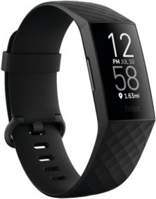 Charge 4 Black Band Touchscreen Smart Watch 22.6mm