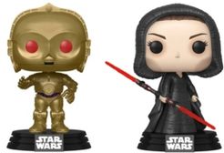 Pop Star Wars Rise Of Skywalker Collectors Set - Dark Rey, C-3Po Red Eyes