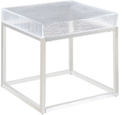 Valerie Lamp Table with Acrylic Top