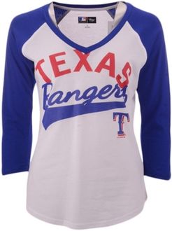 G-iii Sports Women's Texas Rangers Its A Game Raglan T-Shirt