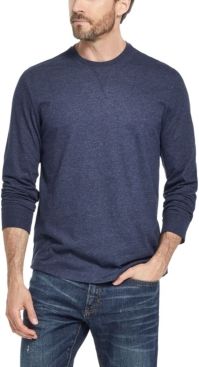 Long Sleeve Brushed Jersey Crew T-shirt