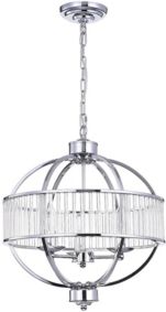 Waldin 20" 3-Light Indoor Pendant Lamp with Light Kit