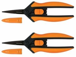 Non-Stick Micro-Tip Pruning Snips 2 Pack