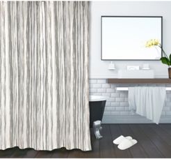 Whispering Stripe Cotton 72" x 72" Shower Curtain Bedding