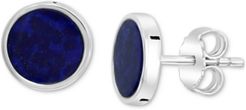 Effy Men's Lapis Lazuli Stud Earrings in Sterling Silver (Also in Malachite)