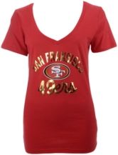 San Francisco 49ers Women's V-Neck T-Shirt