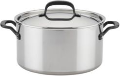 Polished Stainless Steel 8-Qt. Stockpot with Lid