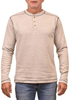 Rib Heathered Henley T-shirt