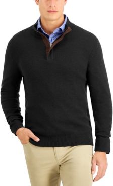 Quarter-Zip Sweater, Created for Macy's