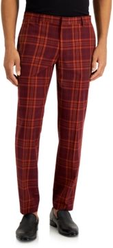 Inc Men's Eli Slim-Fit Plaid Pants, Created for Macy's