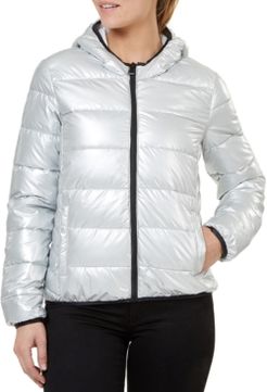 Quilted Hooded Packable Jacket