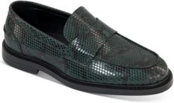 Inc Men's Killian Snakeskin-Embossed Loafers, Created for Macy's Men's Shoes