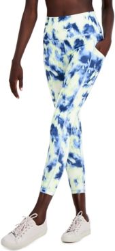 Tie-Dyed Pocket 7/8 Leggings, Created for Macy's