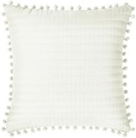 Detroit Pompom Decorative Pillow