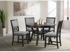 Taylor Dining 5-Pc Set (47" x 30" Round Dining table, & 4 Side Chairs)