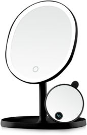 Lighted Makeup Table Top Mirror, 8.5" L x 7.25" W