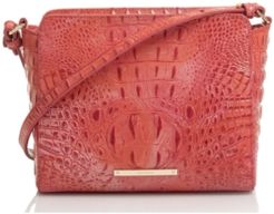 Carrie Melbourne Embossed Leather Crossbody