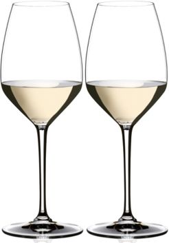 Set of 2 Heart to Heart Riesling Glasses