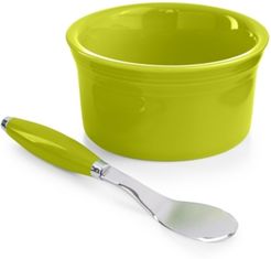 2-Piece Lemongrass 8 oz. Dip Bowl and Spreader Set