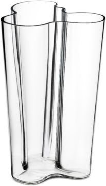 Aalto Finlandia 10" Clear Vase