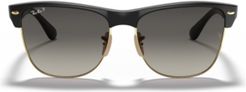 Polarized Sunglasses, RB4175 Clubmaster Oversized