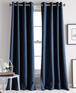 Avenue 50" x 95" Jacquard Grommet Curtain Panel