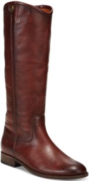 Melissa Button 2 Tall Leather Boots Women's Shoes