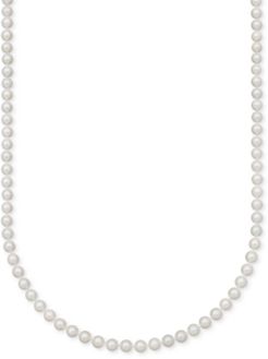 A Cultured Freshwater Pearl Strand Necklace (7-1/2-8-1/2mm) in 14k gold