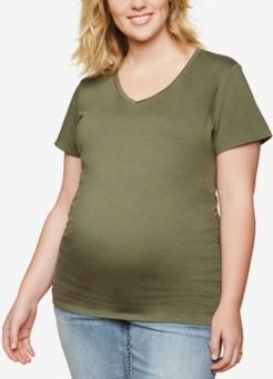 Plus Size Ruched T-Shirt