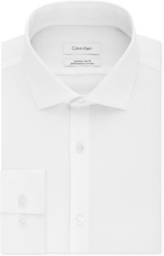 Steel Extra-Slim Fit Non-Iron Performance Herringbone Dress Shirt