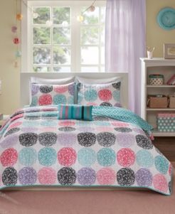 Carly 3-Pc. Twin/Twin Xl Reversible Coverlet Set Bedding